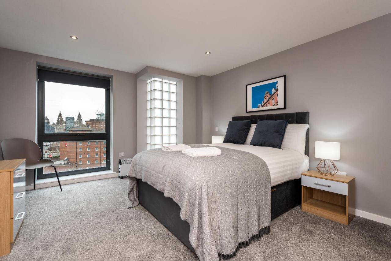 Host Apartments - Contemporary 3 Bed Apt With Balcony - Perfect For Long Stays Liverpool Exterior photo