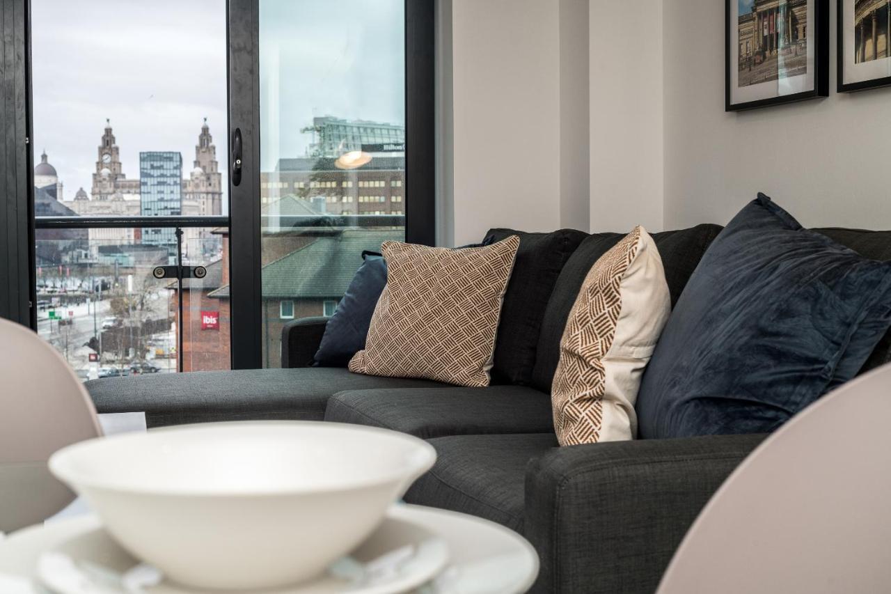 Host Apartments - Contemporary 3 Bed Apt With Balcony - Perfect For Long Stays Liverpool Exterior photo