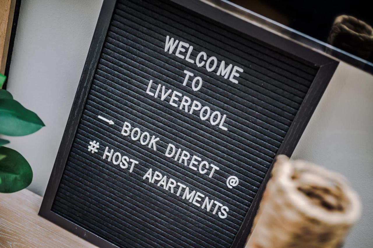 Host Apartments - Contemporary 3 Bed Apt With Balcony - Perfect For Long Stays Liverpool Exterior photo